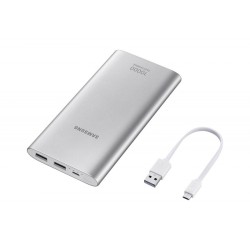 POWER BANK SAMSUNG ULC EB-P1100CS TYPE-C 10,000MAH PRATEADO  POWER BANK SAMSUNG ULC EB-P1100CS TYPE-C 10,000MAH PRATEADO